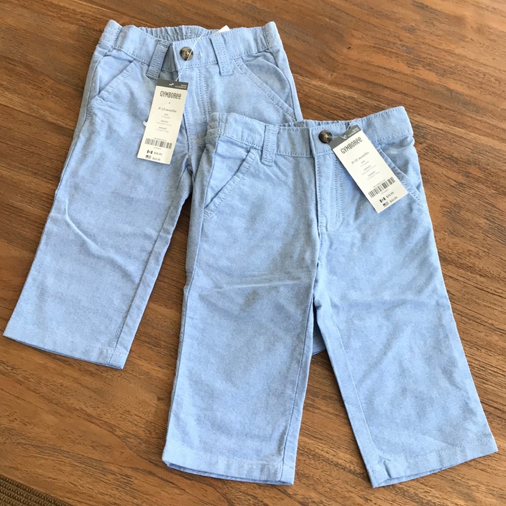 Twin boys chambray pants new w tags!